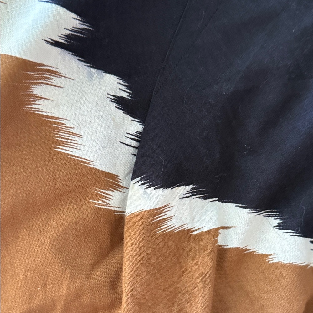 Issey Miyake Vintage Black and Brown Women's Wrap Skirt - Picture 4 of 4